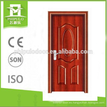 Puerta de madera de melamina 2018 con varios colores zhejiang exportación hecha